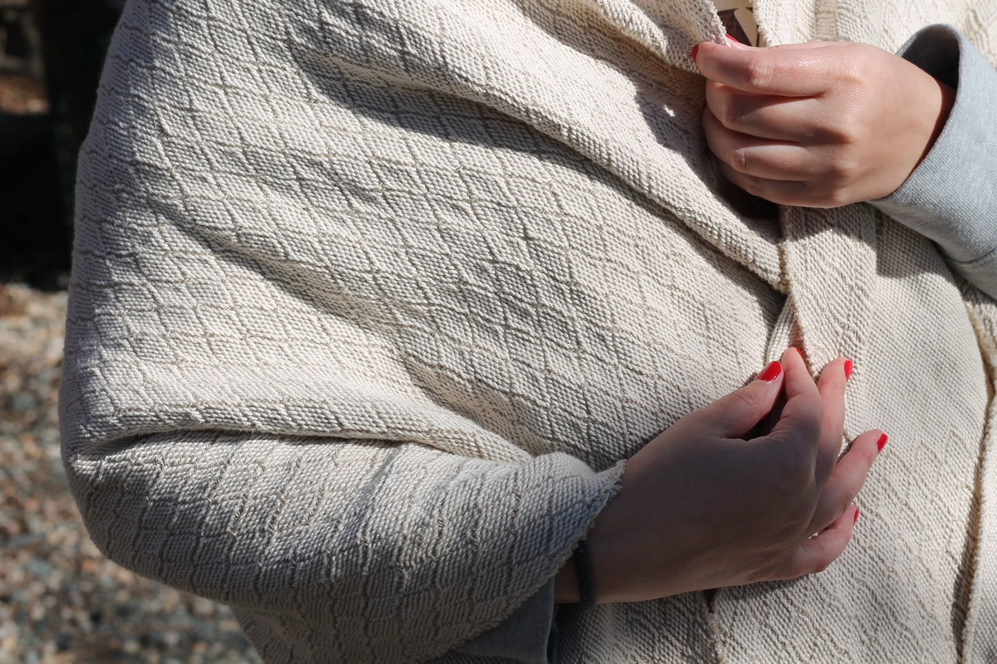 Haven Shawl, Lattice Motif, Heritage Collaborative Offering