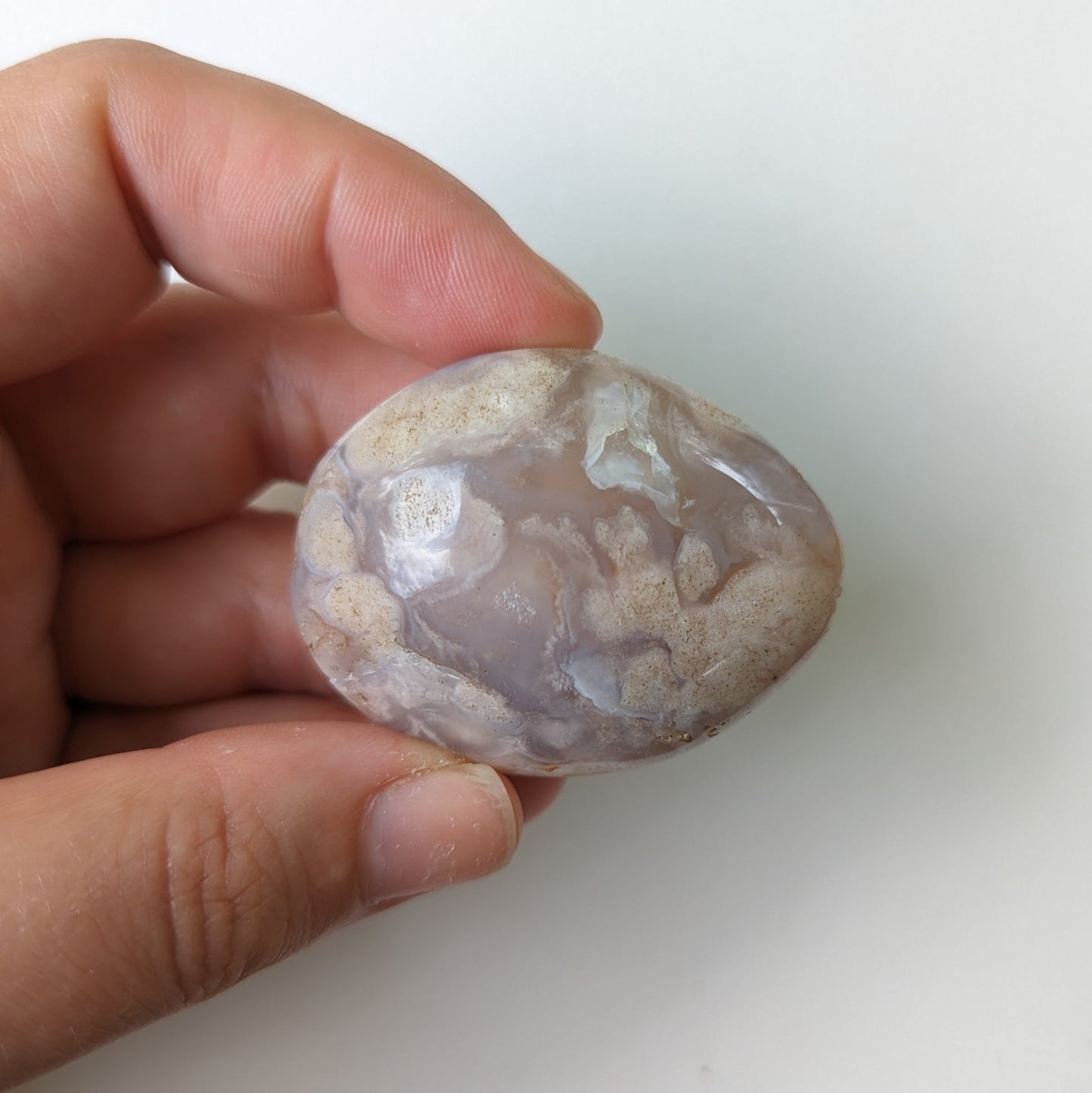 Flower Agate Palmstone