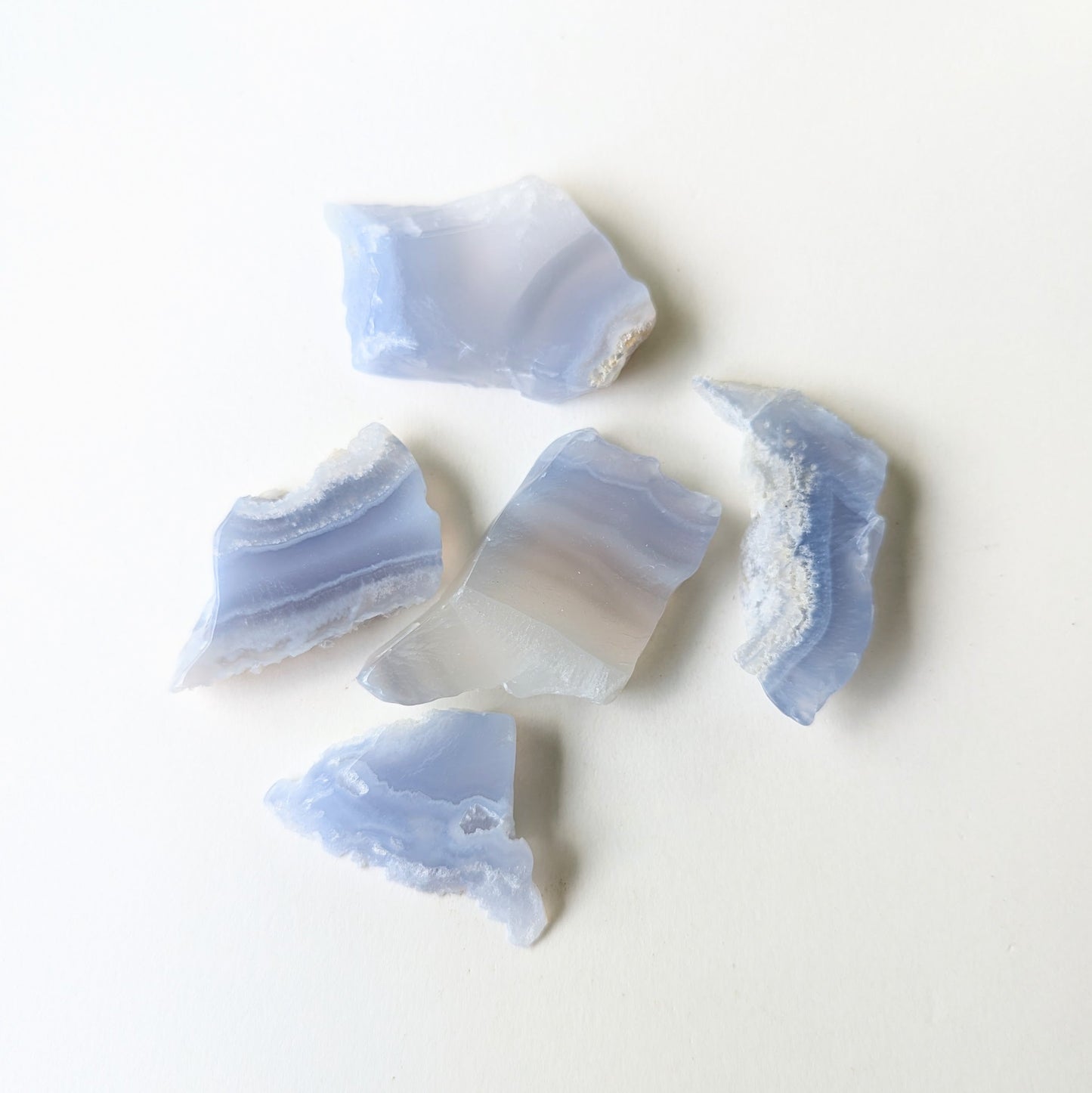 Blue Lace Agate/Blue Chalcedony Mini Slice