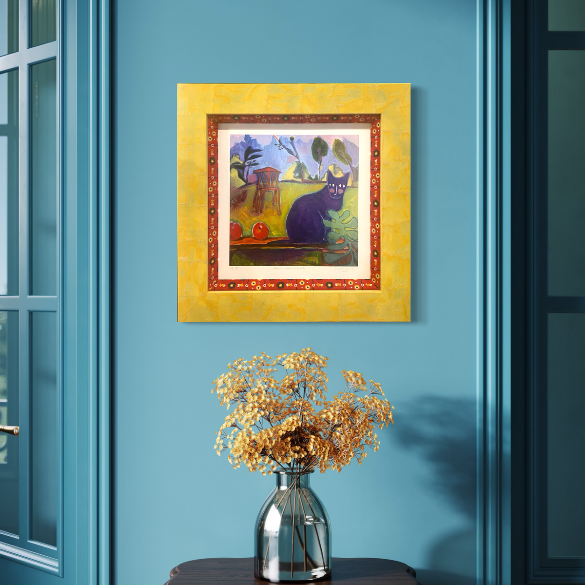 Custom Framed K.Frances Pape Print