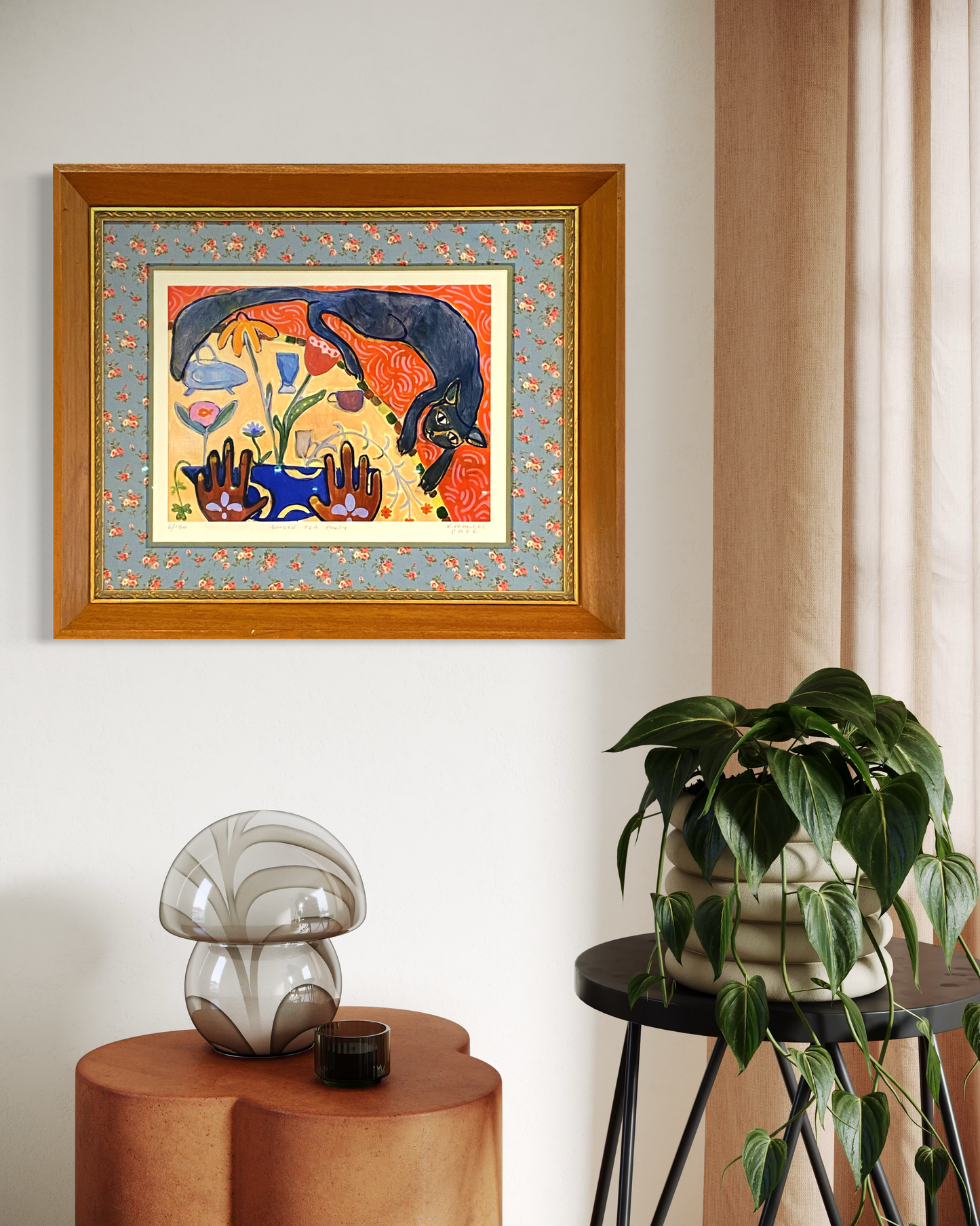 Custom Framed K.Frances Pape Print