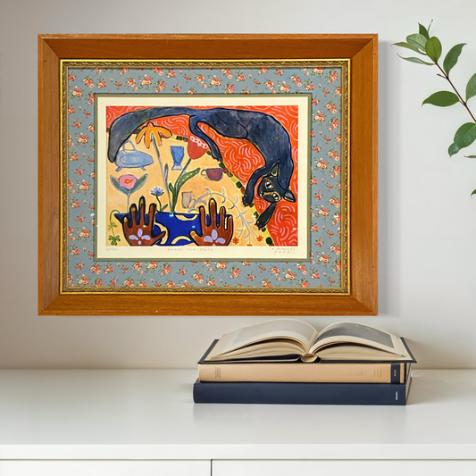 Custom Framed K.Frances Pape Print