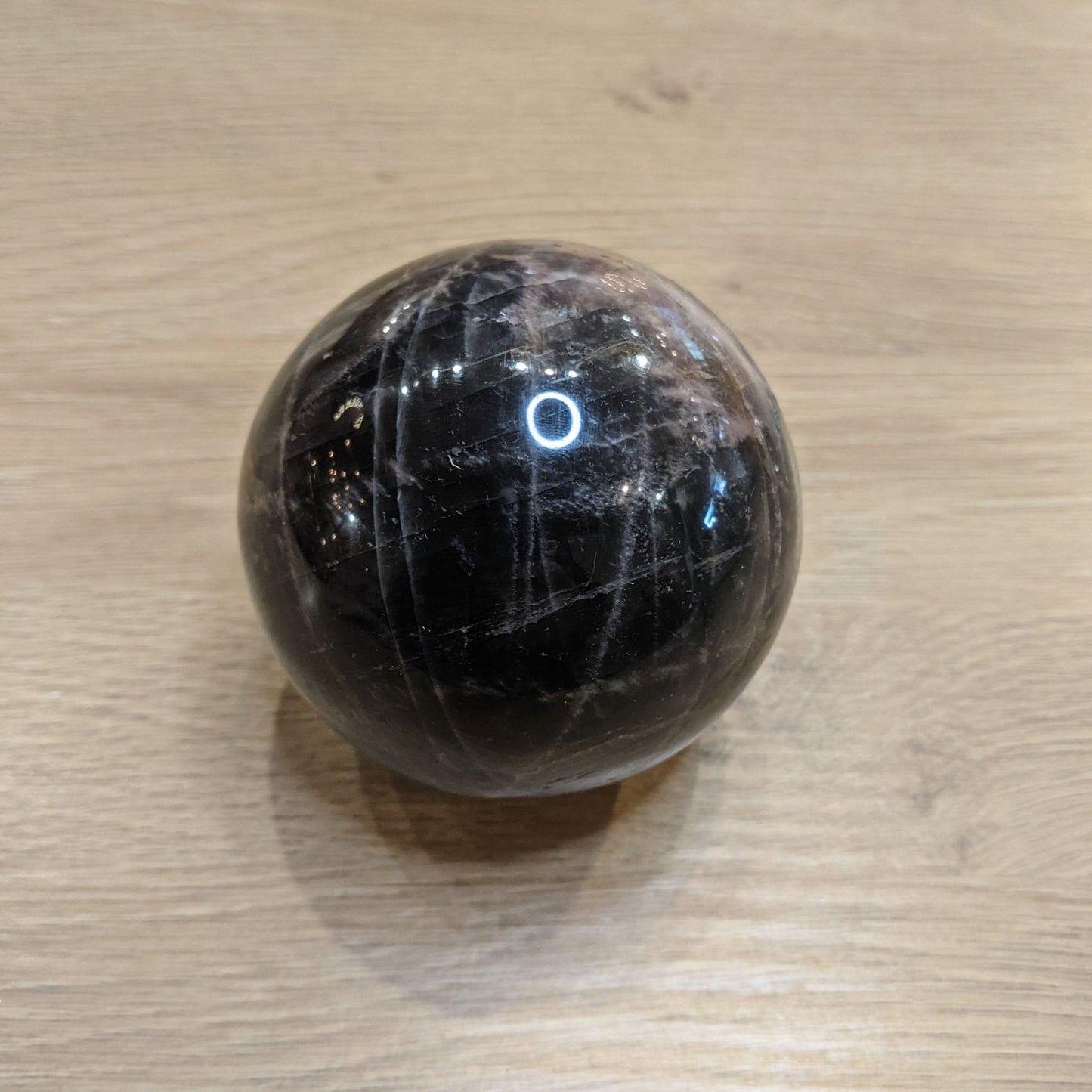 Black Moonstone Sphere - Enter the Earth -Freehand Market