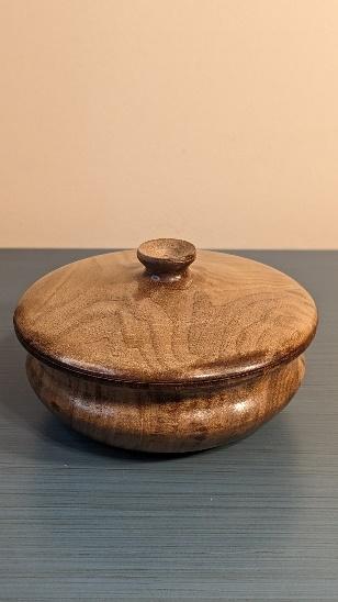 Black Walnut Lidded Bowl