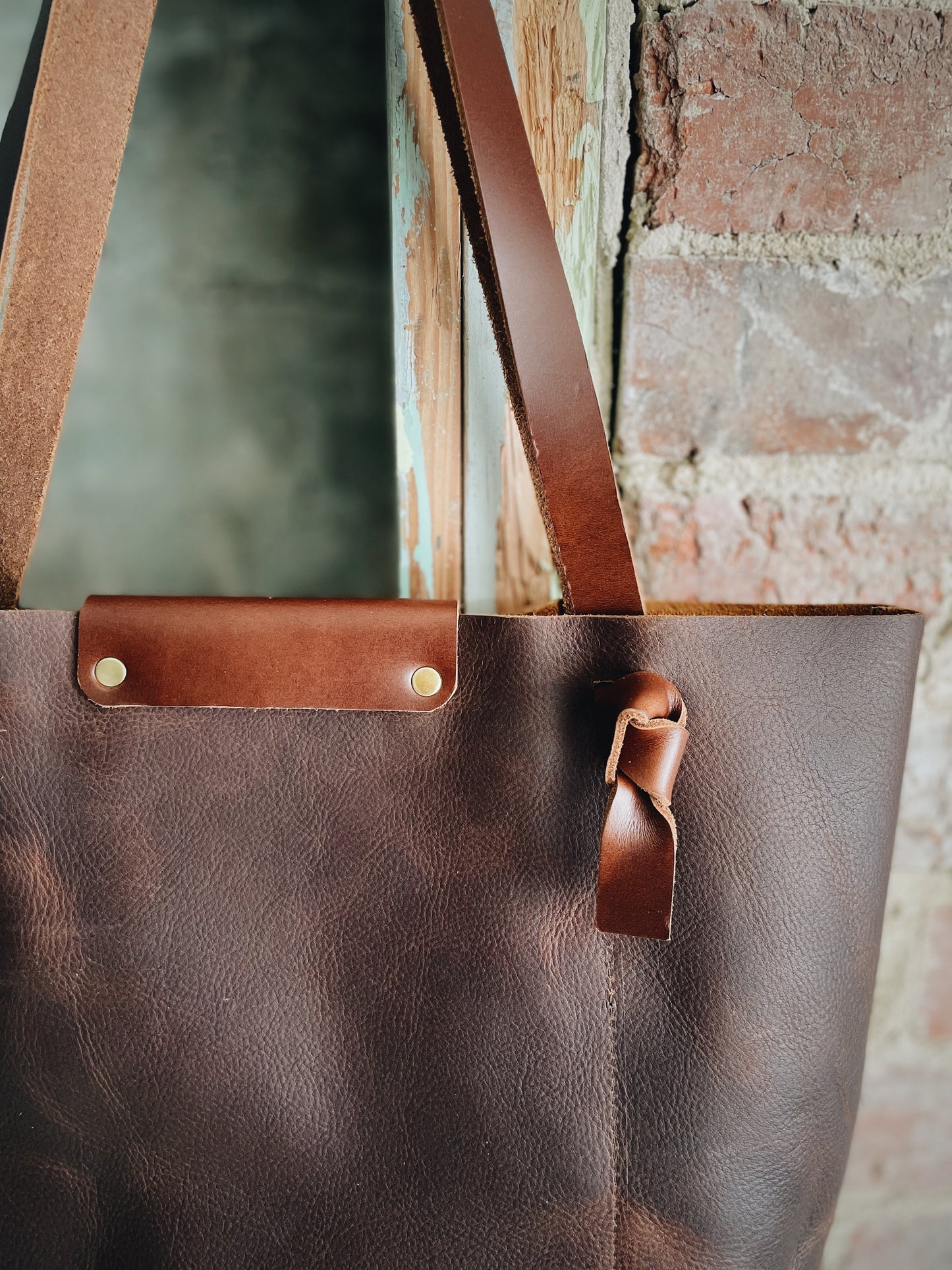 The Knotty Brown Tote